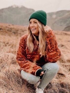 Patagonia Wandering Woods Aztec Synchilla Fleece Snap-T Pullover Women’s L